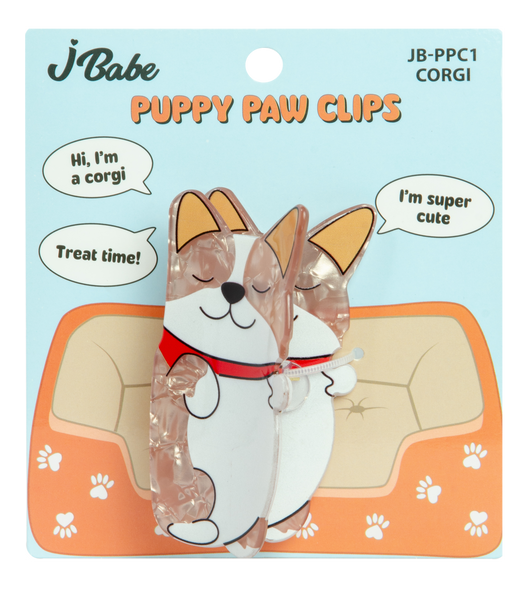 Puppy Paw Clips -  Corgi
