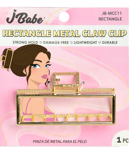 Rectangle Metal Claw Clip - Rectangle