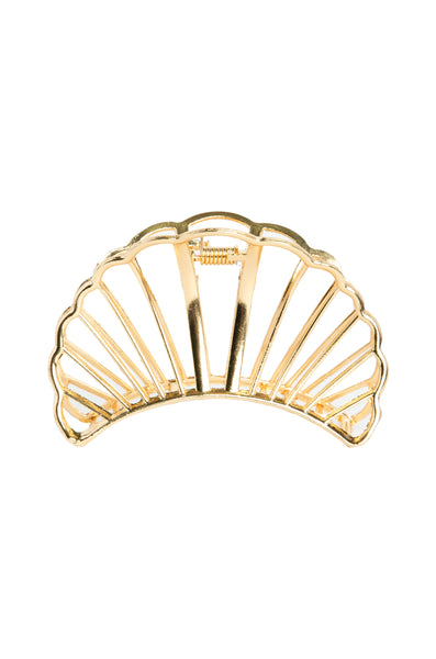 Shell Metal Claw Clip - Shell