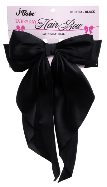 Everyday Bow Clip - Black