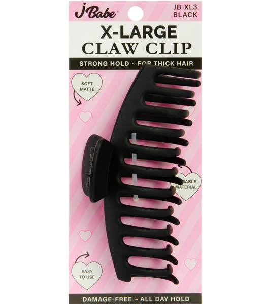 X-Large Claw Clips - Black