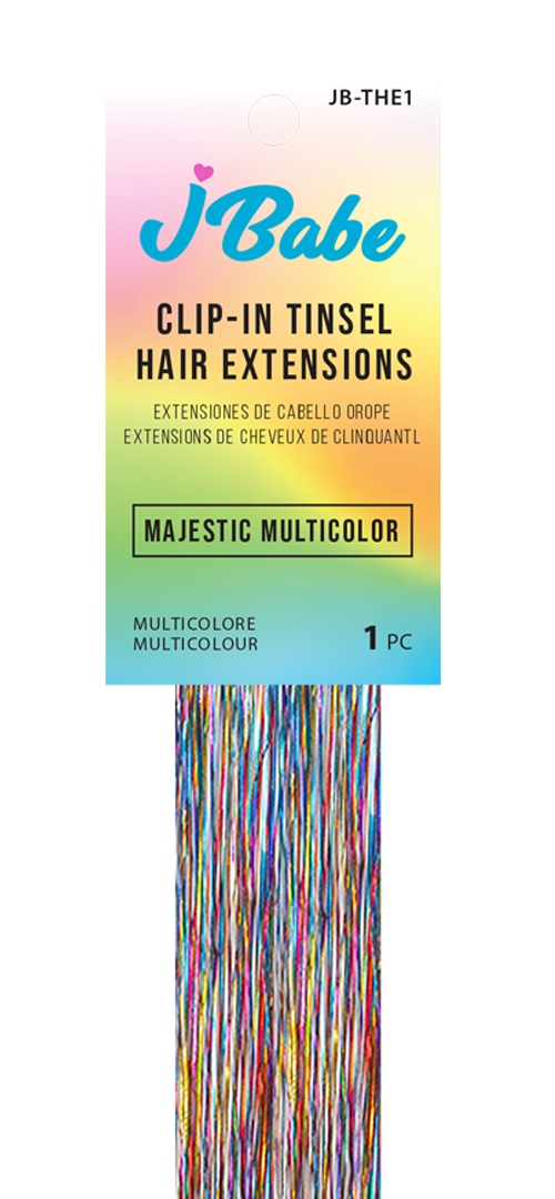 J clip hair extension top