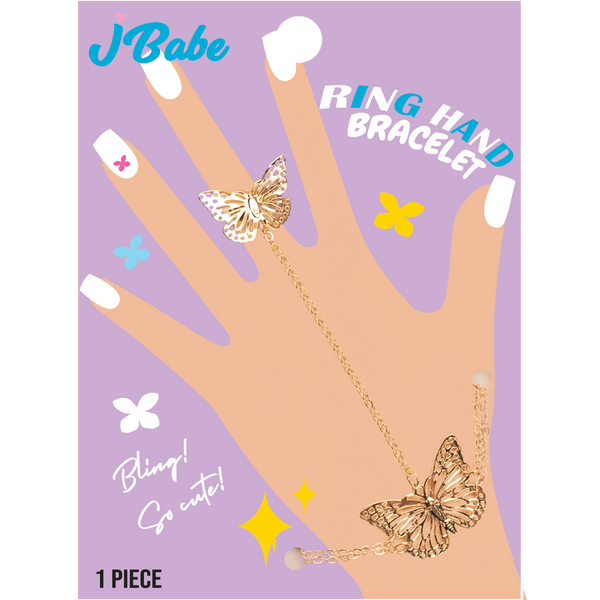 Ring Hand Bracelet - Butterfly