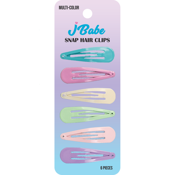 Snap Hair Clips - Multi-Color