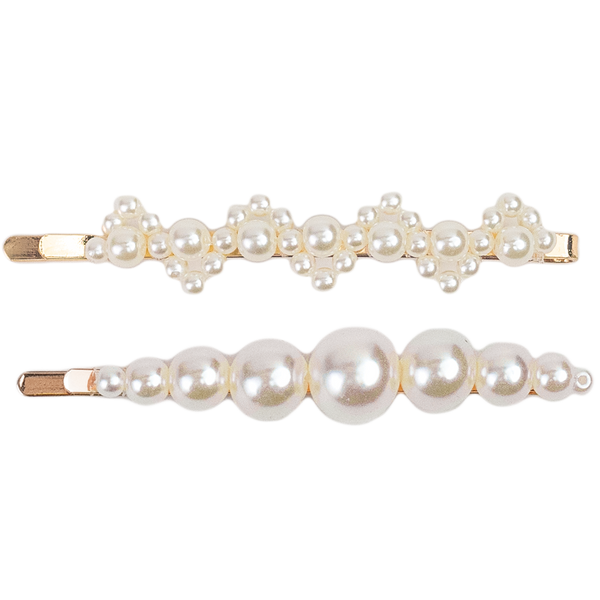 Pearl Hair Clips- 2 pack