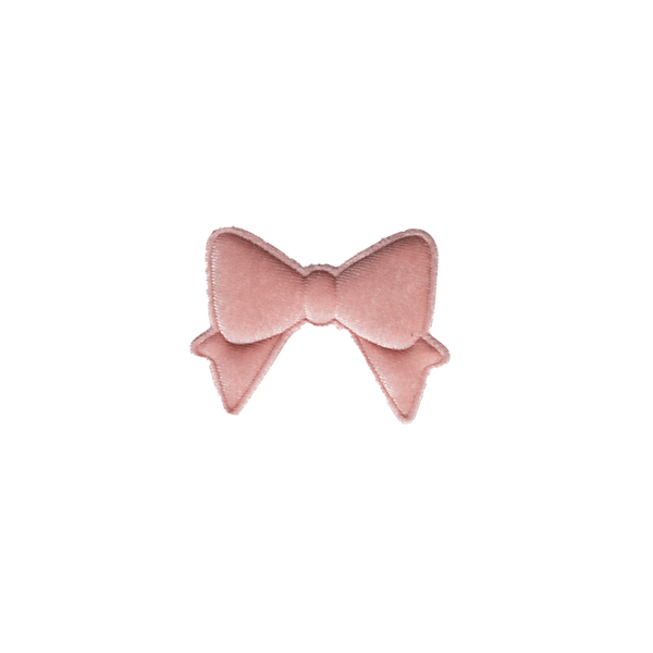 Bow Clips - Pink/Silver (4 pcs)