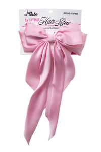 Everyday Bow Clip - Pink