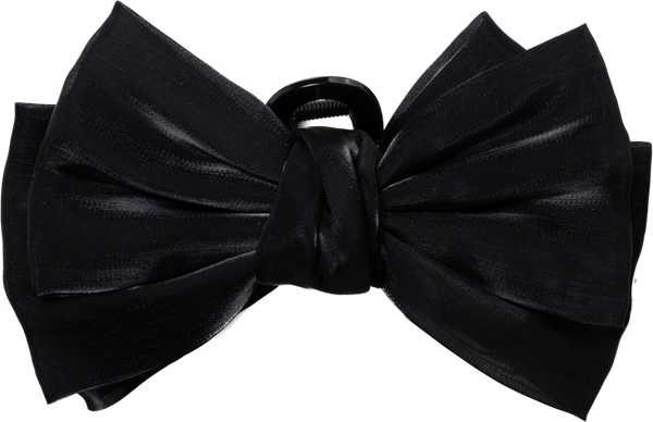 Bow Claw Clips - Black