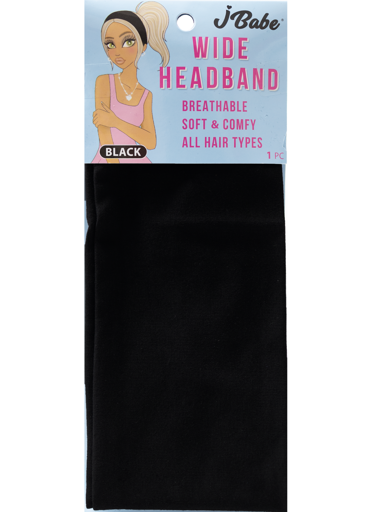 Wide Headband - Black