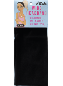 Wide Headband - Black