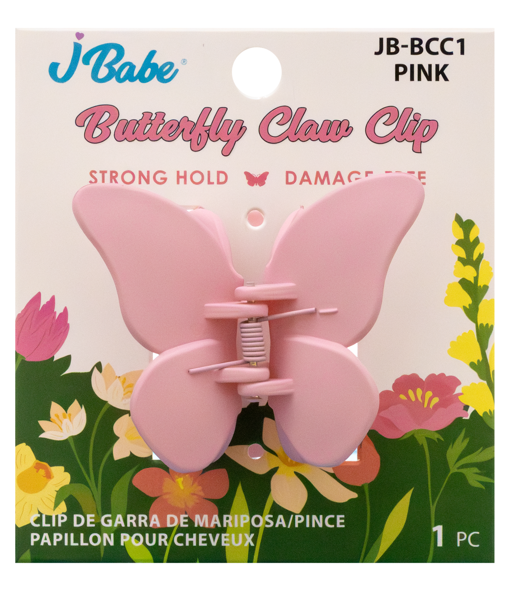 Butterfly Claw Clip - Pink