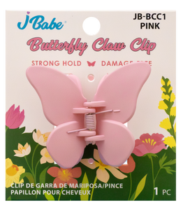 Butterfly Claw Clip - Pink