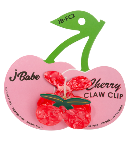 Cherry Claw Clip
