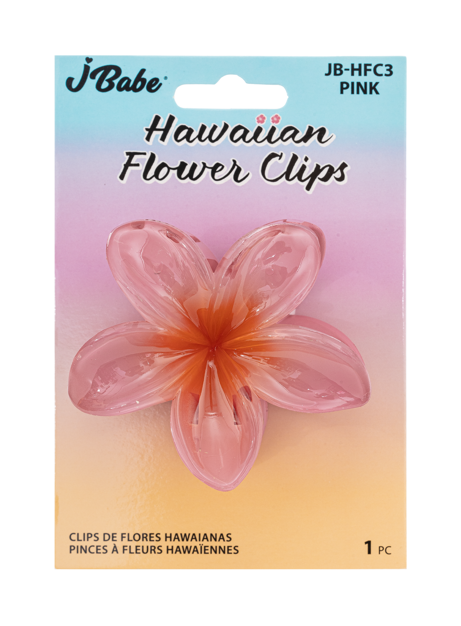 Hawaiian Flower Clip - Pink