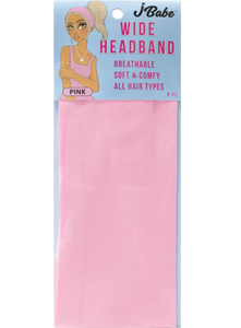 Wide Headband - Pink