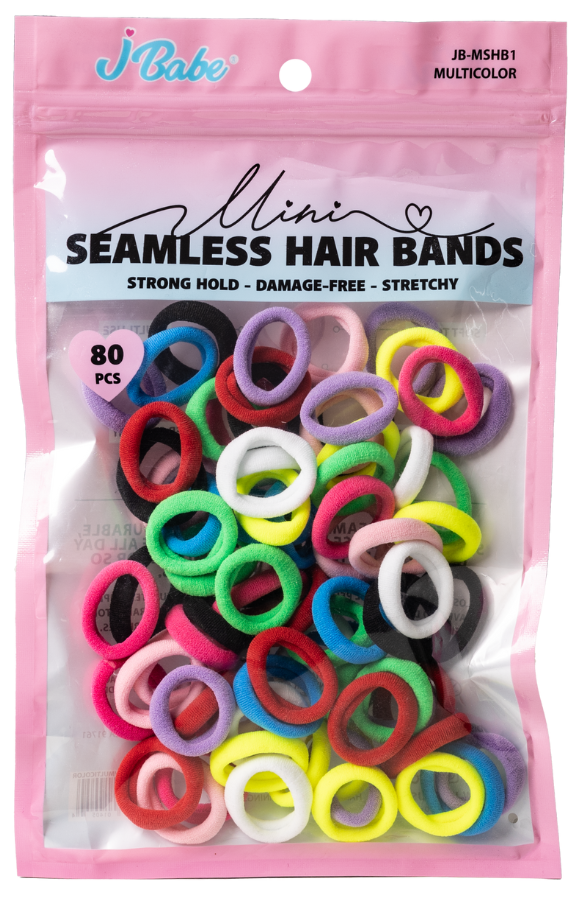 Seamless Hair Bands - 80 PCS