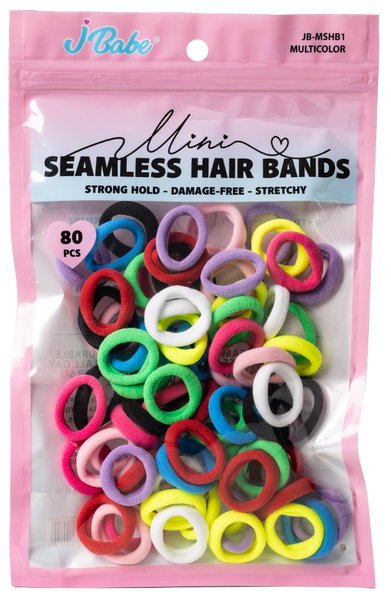 Seamless Hair Bands - 80 PCS