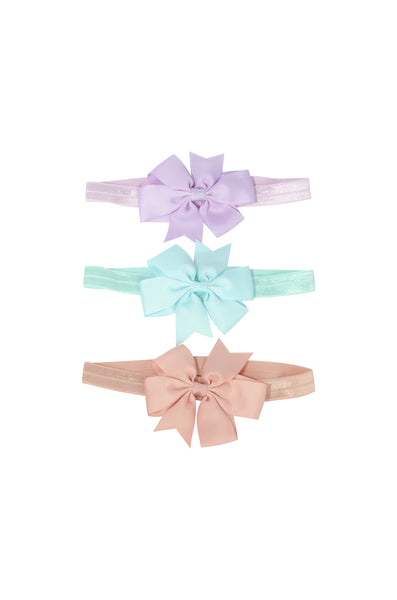 Baby Girl Soft Headbands - Multicolor