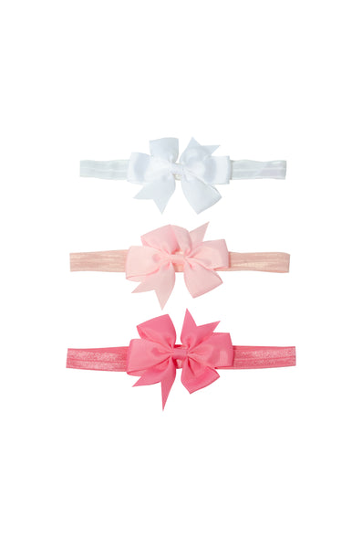 Baby Girl Soft Headbands - Pink Set