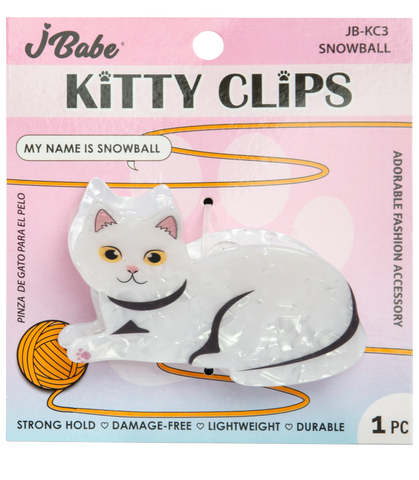 Kitty Clips - Snowball