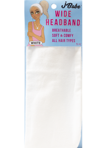 Wide Headband - White