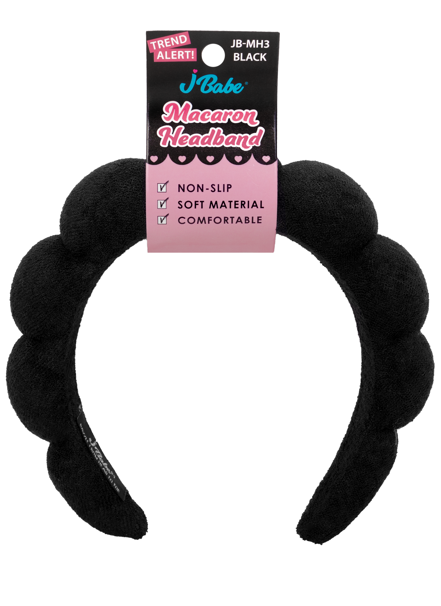 Macaron Headband - Black