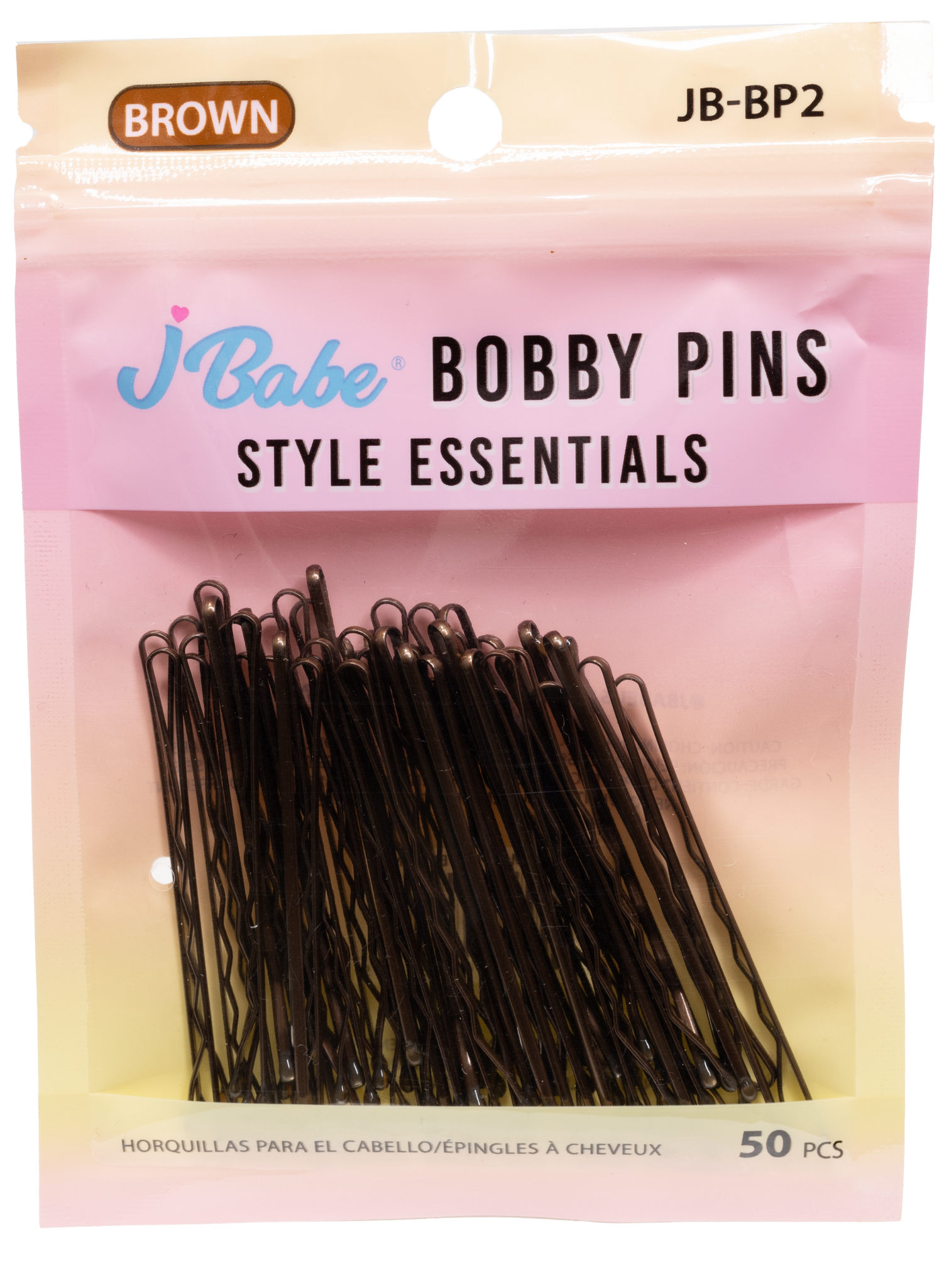 Bobby Pins - Brown 50PCS