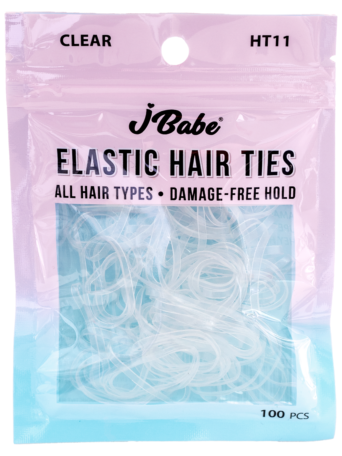 Elastic Ties - Clear