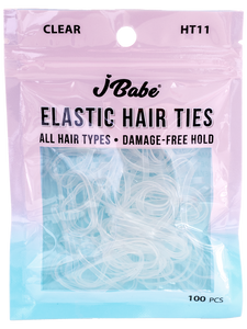 Elastic Ties - Clear