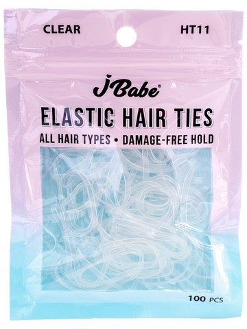 Elastic Ties - Clear