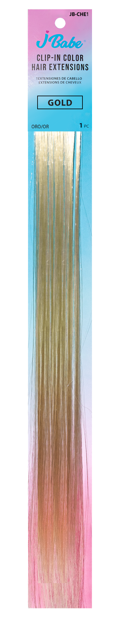 Gold Clip-In Color Hair Extension