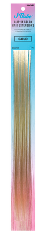 Gold Clip-In Color Hair Extension