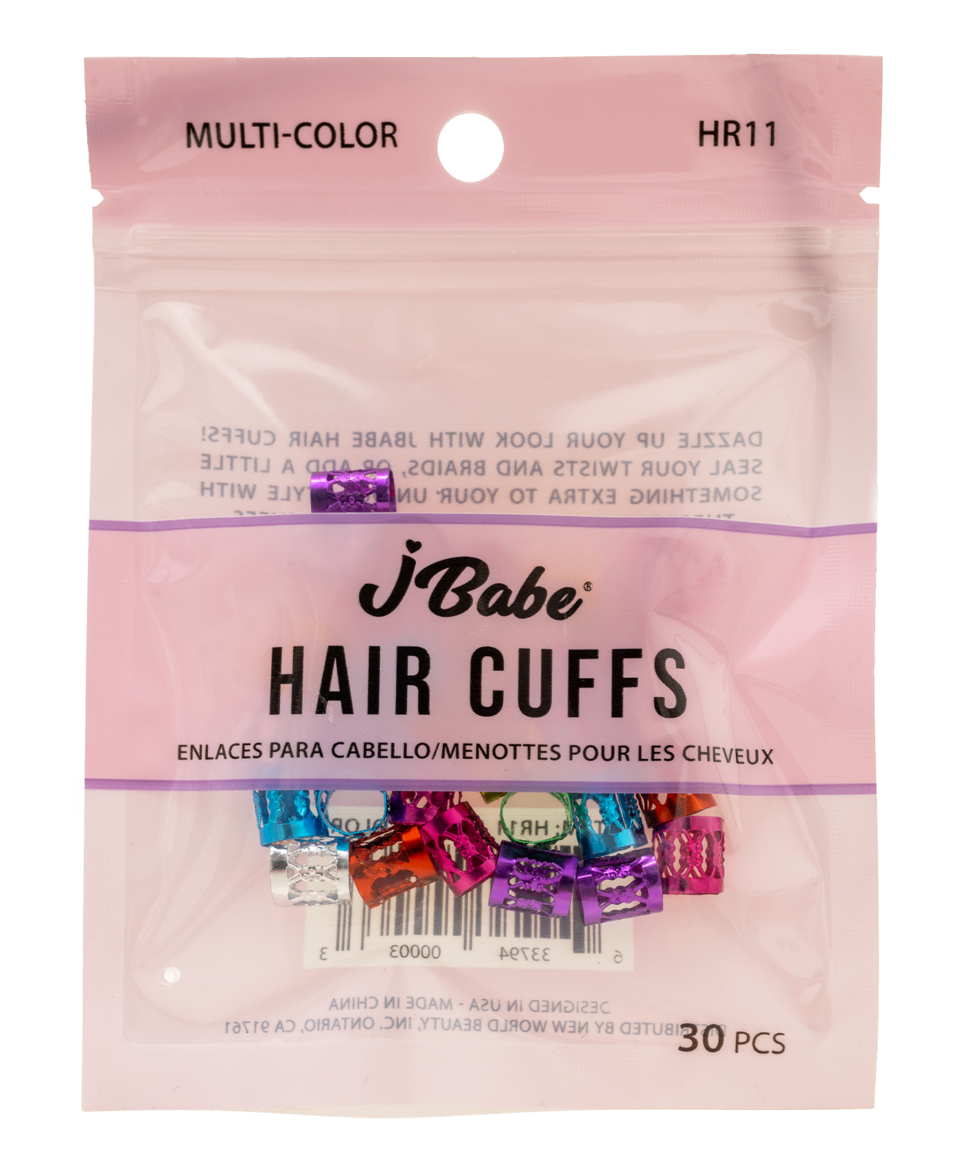 JBabe Hair Ring Cuffs - Multicolor