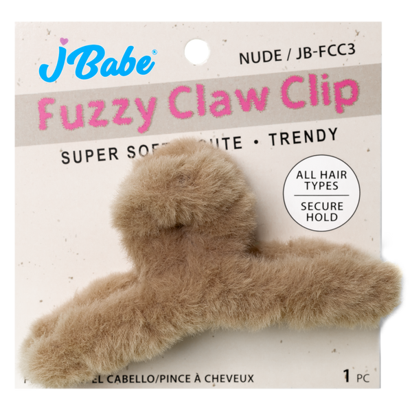Fuzzy Claw Clips