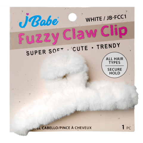 Fuzzy Claw Clips