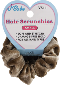 3pc Small Hair Scunchies - Tan