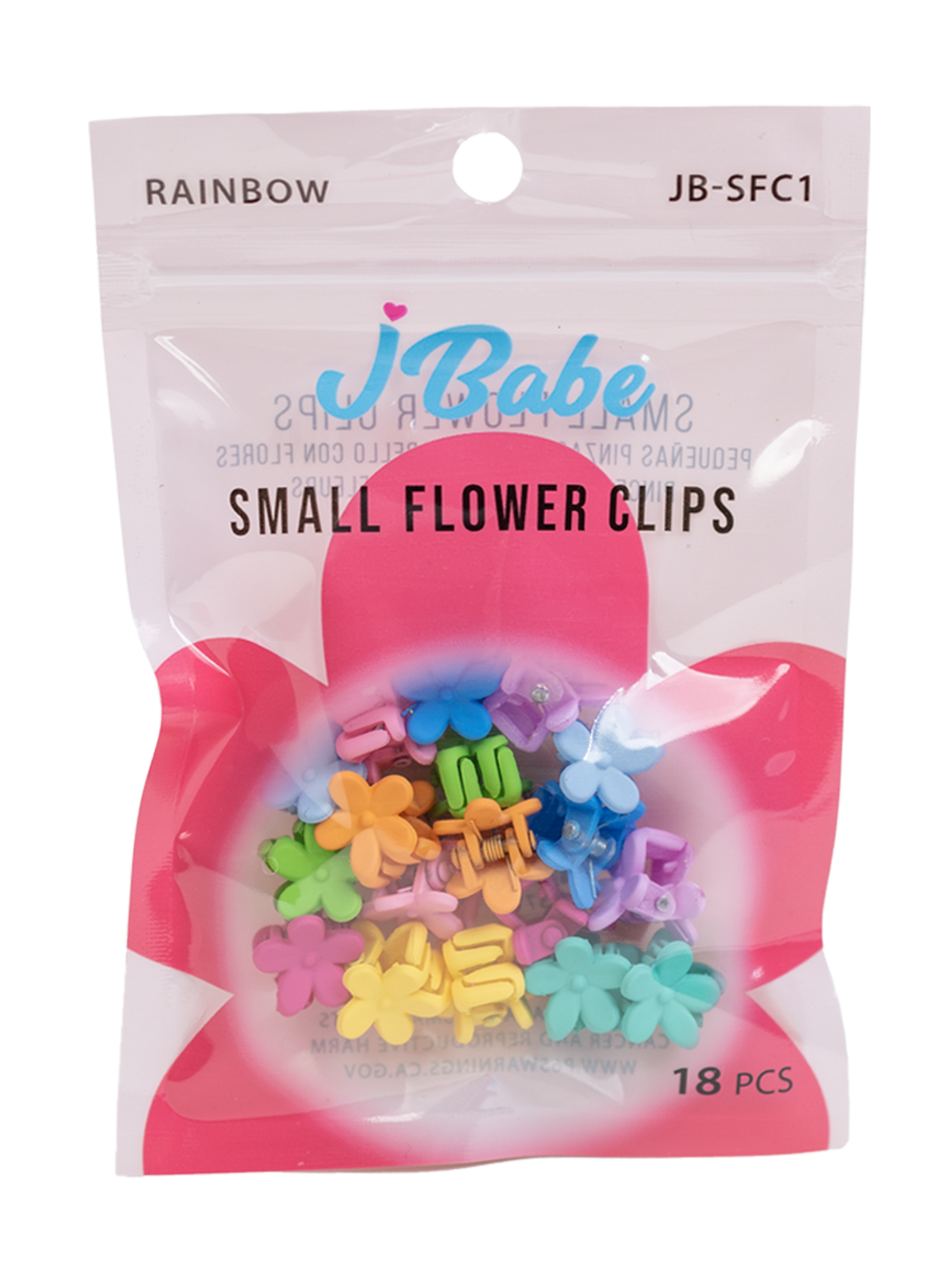 Small Flower Clips