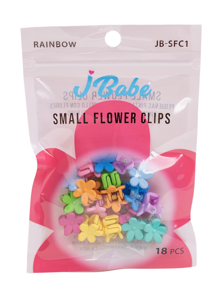 Small Flower Clips