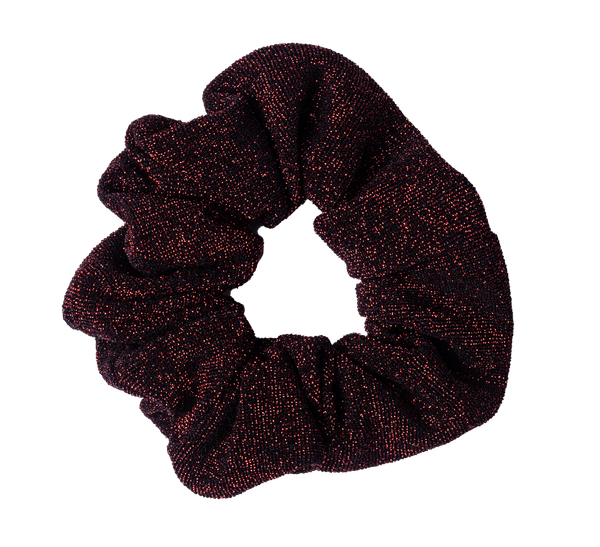 Shimmer Scrunchie - Garnet (2 pcs)