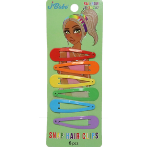 Snap Hair Clips - Rainbow