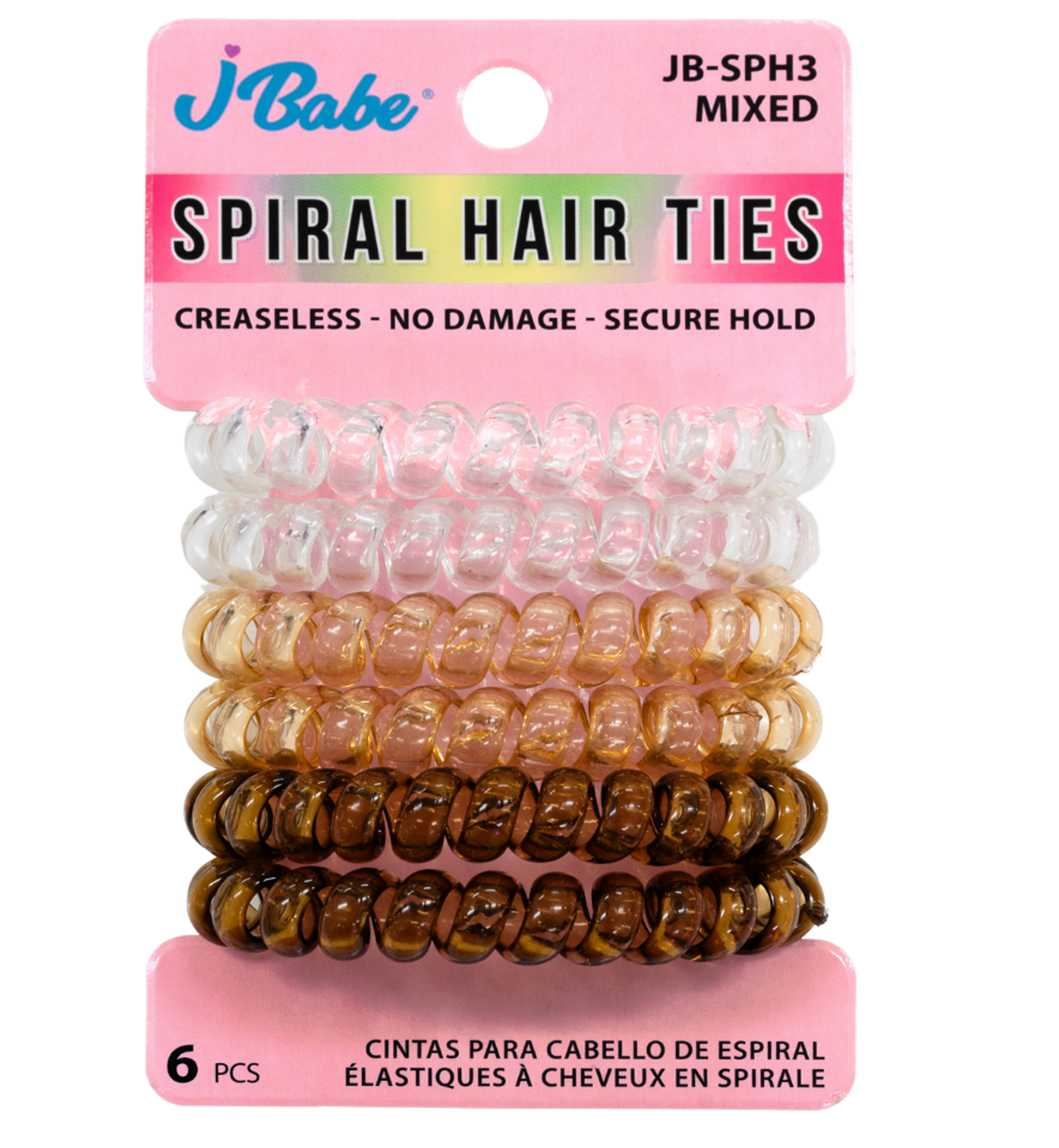 Spiral Hair Ties - Mixed