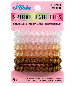 Spiral Hair Ties - Mixed