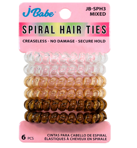 Spiral Hair Ties - Mixed