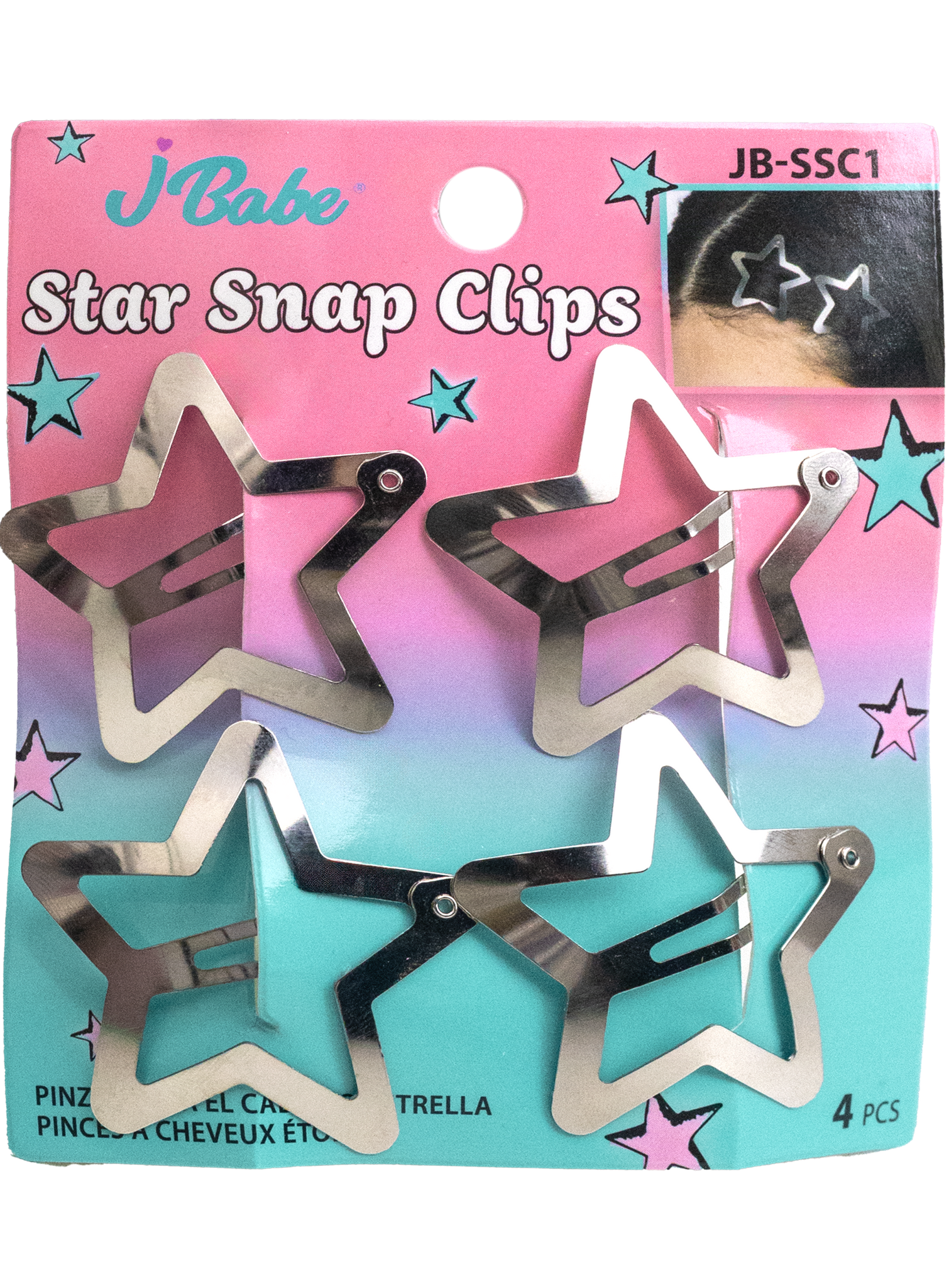 Star Snap Clips