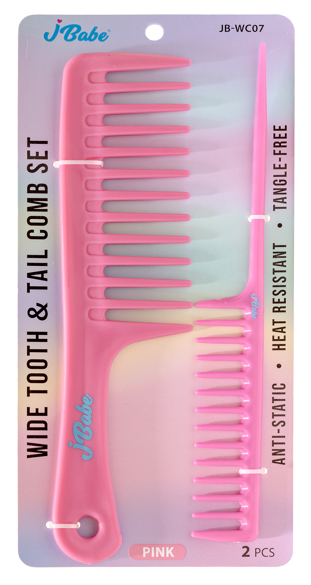 Wide Tooth Comb Set - 2pc