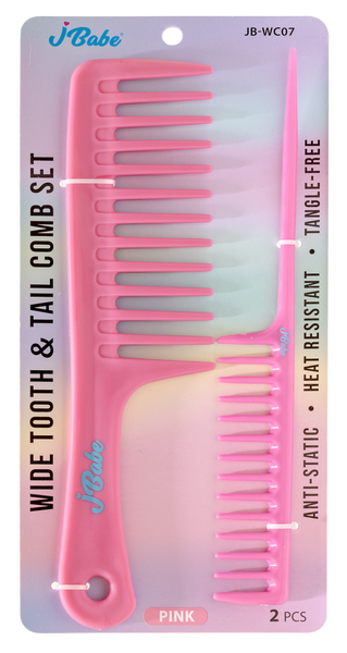 Wide Tooth Comb Set - 2pc