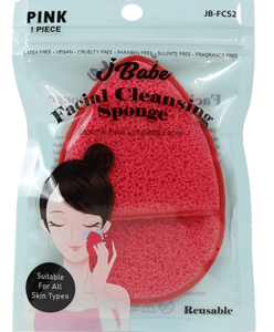 Facial Cleansing Sponge - Pink