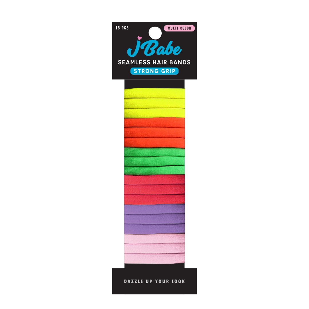 Seamless Hair Bands Multi-Color Neon