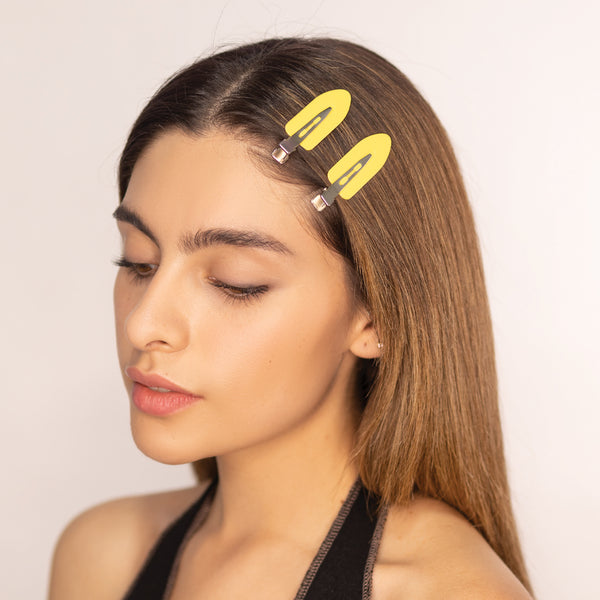 Styling Hair Clip - Yellow