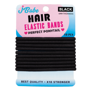Hair Elastic Bands - Black